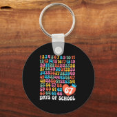 Porte-clés 67th Day Of School Teacher Kids Funny Six Seven 10 (Recto)