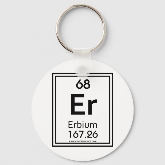 Porte-clés 68 Erbium (Recto)