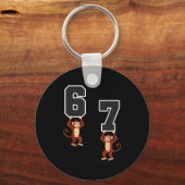 Porte-clés 6 7 Enseignants Drôle Matching Costume d'Halloween (Recto)