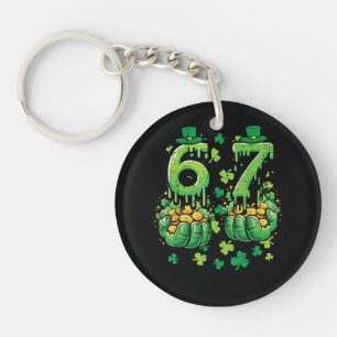 Porte-clés 6 7 Jour de la Saint-Patrick