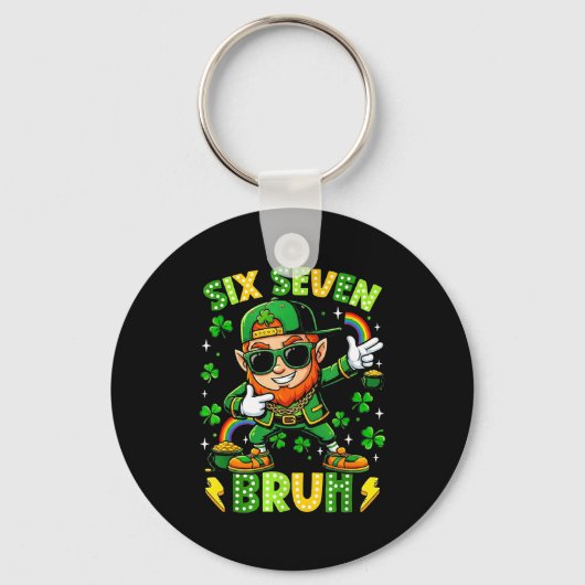 Porte-clés 6 7 jour de la saint patrick six sept mème (Recto)