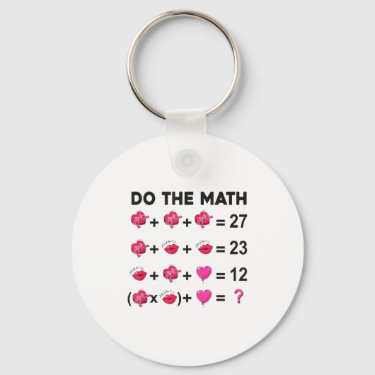 Porte-clés 6 7 Meme Six Seven Do The Math Teacher Valentines  (Recto)