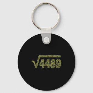 Porte-clés 6 7 modèle de l'armée Mème racine carrée 4489 argo