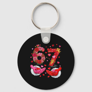 Porte-clés 6 7 Six Seven Saint-Valentin coeurs Enfants Garçon