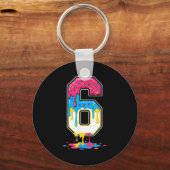 Porte-clés 6 Number Seven Team Srts Ice Cream Drip Matching V (Recto)