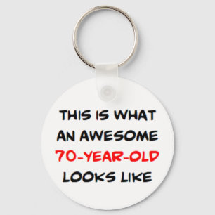 Porte-clés 70 ans, génial