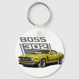Porte-clés 70 Boss 302 Jaune