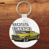Porte-clés 70 Boss 302 Jaune (Recto)