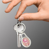 Porte-clés 70's Retro Vegas Style Super Maman toujours occupé