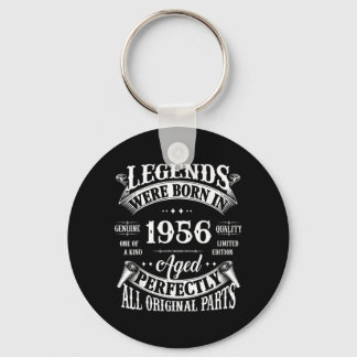 Porte-clés 70th Birthday Gift Vintage Legends Born In 1956 70