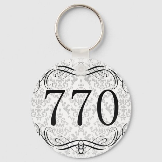 Porte-clés 770 Indicatif régional (Recto)