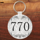 Porte-clés 770 Indicatif régional (Recto)