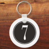 Porte-clés #7 Cercle noir (Recto)