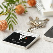 Porte-clés 7 Mots À Un Mariage Long Et Un Mariage Heureux (Côté)