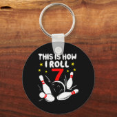 Porte-clés 7 Year Old Bowling This (Recto)