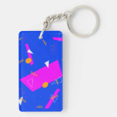 Porte-clés 80s Neon Retro Porte - clé (Dos)