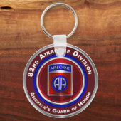 Porte-clés 82e division aéroportée Garde d'honneur de l'Améri (Recto)