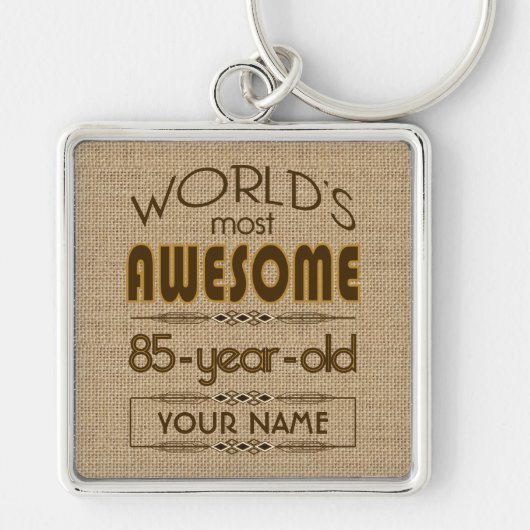 Porte-clés 85th Monde de célébration d'anniversaire mieux (Devant)