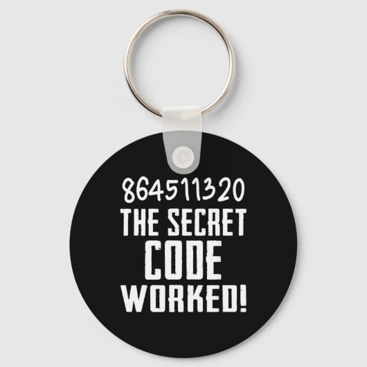 Porte-clés 864511320 Le Code Secret a Fonctionné ! Trump a Pe (Recto)