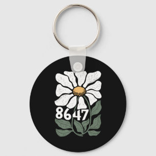 Porte-clés 8647 Résistez au daisy floral subtil foxtrot delta