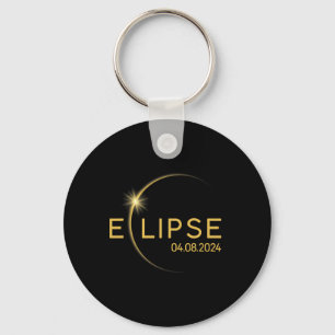 Porte-clés 8 Éclipse solaire totale 2024