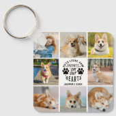 Porte-clés 8 Photo Collage Pet Souvenir commémoratif (Recto)