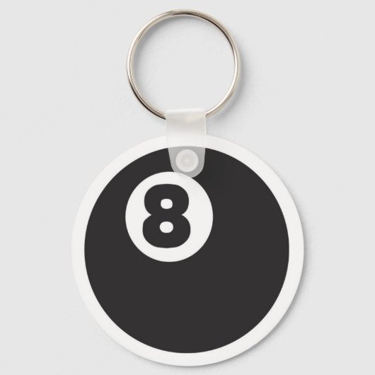 Porte-clés 8ball - Customisé (Recto)