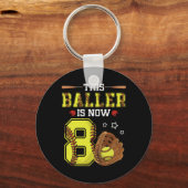 Porte-clés 8th Birthday Softll This Ller Is Now Eight 8 Years (Recto)