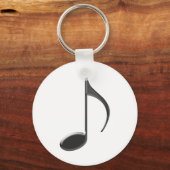 Porte-clés 8th Music Note Black (Recto)