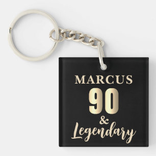Porte-clés 90 ans et légendaire Or 90e anniversaire