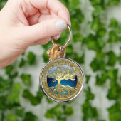 Porte-clés [90] Golden Celtic Tree of Life [3D] (Main)