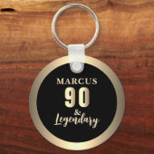 Porte-clés 90 & Legendary Gold 90th Birthday (Verso)