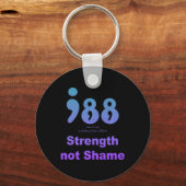 Porte-clés 988 National Suicide And Crisis Lifeline Strength (Recto)