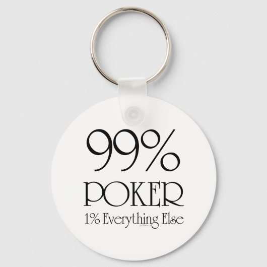 Porte-clés 99 % Poker (Recto)