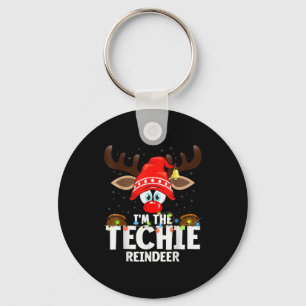 Porte-clés 99 rennes de Noël assortis - Je suis le technicien