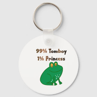 Porte-clés 99% Tomboy 1% Princesse