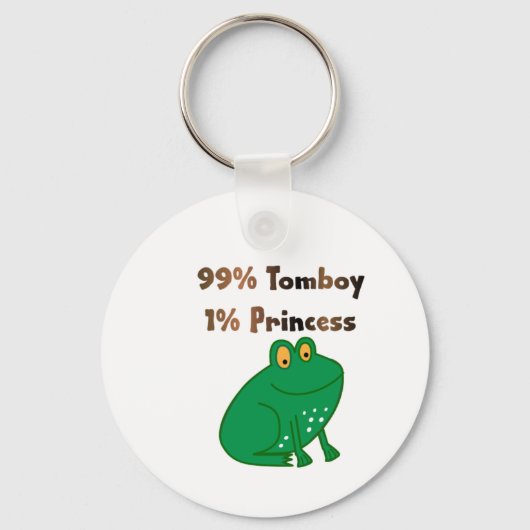 Porte-clés 99% Tomboy 1% Princesse (Recto)