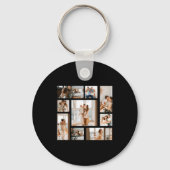 Porte-clés 9 Photo Collage Template (Recto)