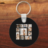 Porte-clés 9 Photo Collage Template (Recto)