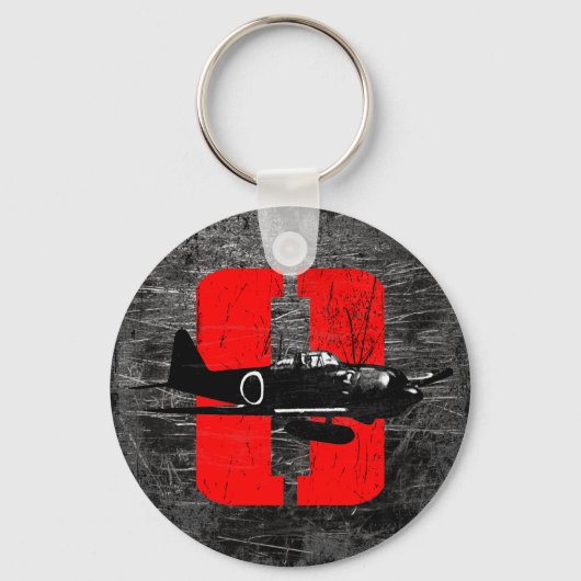 Porte-clés A6M zéro (Recto)
