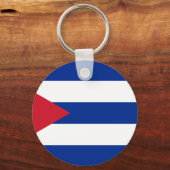 Porte-clés A bas prix ! Drapeau Cuba (Recto)