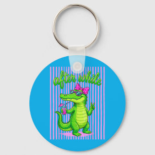 Porte-clés À bientôt Gator après un certain temps Crocodile A
