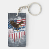 Porte-clés A bold illustration of an American symbol (Dos)