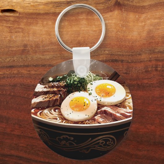 Porte-clés A bowl of noodles (Verso)