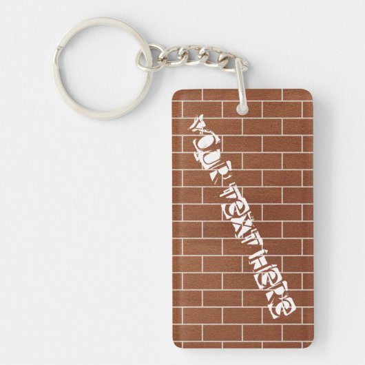Porte-clés A Brick Wall Keychain (Devant)
