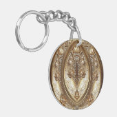 Porte-clés à cadre doré orné (Devant gauche)