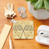 Porte-clés à damiers Porte - clé des indicateurs de course