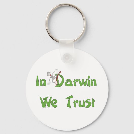 Porte-clés À Darwin, nous faisons confiance (Recto)