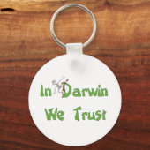 Porte-clés À Darwin, nous faisons confiance (Recto)