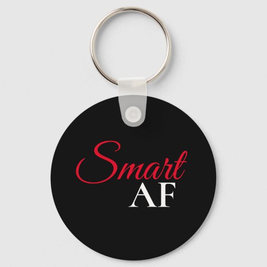 Porte-clés à déclaration d'expression rouge Smart (Recto)